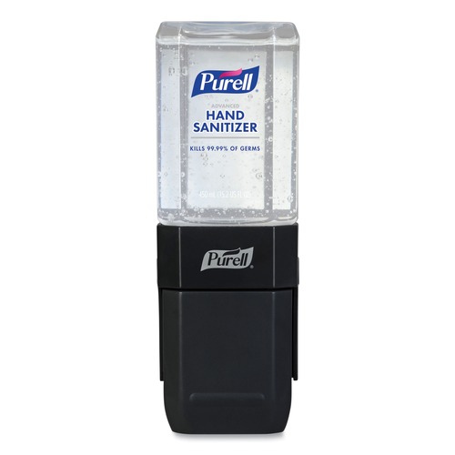 Hand Sanitizer Dispensers | PURELL 4424-D6 450 ml 3.12 in. x 5.88 in. x 5.81 in. ES1 Hand Sanitizer Dispenser Starter Kit - Graphite (6/Carton) image number 0