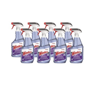 ALL PURPOSE CLEANERS AND DEGREASERS | Windex 10019800003149 32 oz Bottle Non-Ammoniated Glass/Multi Surface Cleaner - Fresh Scent (8/Carton)