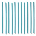 Straws/Stems/Sticks | phade 511181 5 in. Marine Biodegradable PHA Stir Straws - Ocean Blue (6000/Carton) image number 2