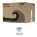 Disposable Knives | Boardwalk BWK KNIFEMWPS Mediumweight Polystyrene Cutlery Knife - White (1000/Carton) image number 7