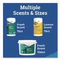 Cleaning Cloths & Wipes | Clorox 31547 1 Ply 7 in. x 8 in. Fresh Scent Disinfecting Wipes - White (1/Carton) image number 10