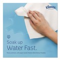 Perforated Roll & Hand Towels | Kleenex 50606 8 in. x 600 ft. Hard Roll Paper Towels with Premium Absorbency Pockets - White (6 Rolls/Carton) image number 5