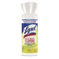 Cleaning Cloths & Wipes | LYSOL Brand 19200-81145 7 in. x 7.25 in. 1-Ply Disinfecting Wipes - Lemon and Lime Blossom White image number 2