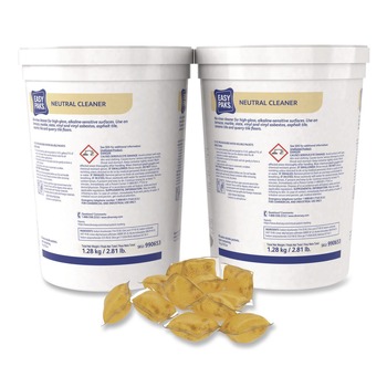Easy Paks 990653 0.5 oz. Packets Natural Cleaner (90/Tub, 2 Tubs/Carton)