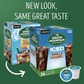 Coffee - Caffeinated | Green Mountain Coffee 5000359623 Brew Over Ice Coffee K-Cups - Vanilla Caramel (24/Box) image number 6