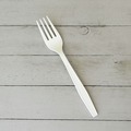 Disposable Forks | Boardwalk BWKFORKWHPP Heavyweight Polypropylene Fork Cutlery - White (1000/Carton) image number 2