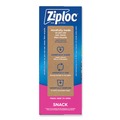 Resealable Bags | Ziploc 315892 6.5 in. x 3.25 in. Seal Top Snack Bags - Clear (1080/Carton) image number 4