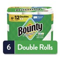 Perforated Roll & Hand Towels | Bounty 80798314 Select-a-Size 6 in. x 11 in. 2-Ply Kitchen Roll Paper Towels - White (6/Carton) image number 3