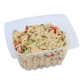 Food Containers & Lids | World Centric RDCS16 4.8 in. x 5.9 in. x 2.8 in. 16 oz. PLA Rectangular Plastic Deli Containers - Clear (900/Carton) image number 0
