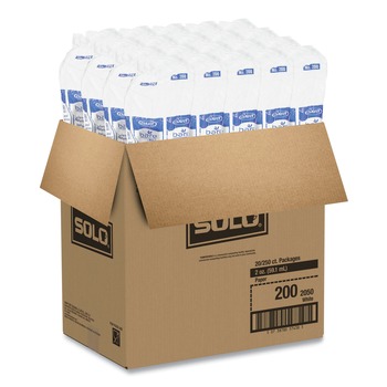 SOLO 200-2050 ProPlanet Seal 2 oz. Paper Portion Cups - White (250/Bag, 20 Bags/Carton)