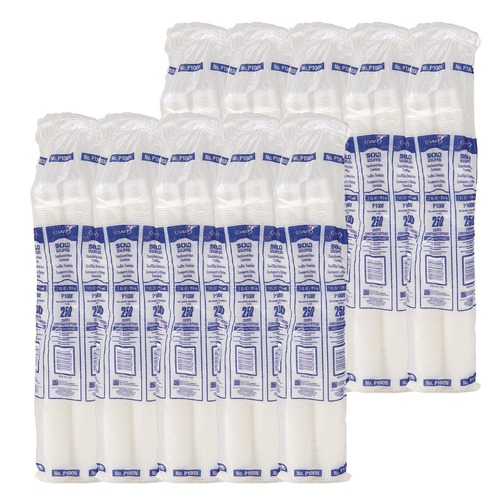 Cups | Dart P100N 1 oz. Polystyrene Portion Cups - Translucent (2500/Carton) image number 0