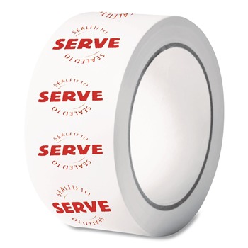 LABELS | PM Company ICX90232528 0.75 in. X 7 in. Tamper Seal Label - Red/White (500/Roll, 4 Rolls/Carton)