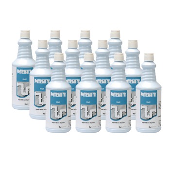 DRAIN CLEANERS | Misty 1003698 32 oz Bottle Halt Liquid Drain Opener (12/Carton)