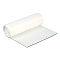 High-Density Trash Bags | Boardwalk Z4833LNKR01 16 Gallon 8 mic 24 in. x 33 in. Perforated Roll High-Density Can Liners - Natural (1000/Carton) image number 1