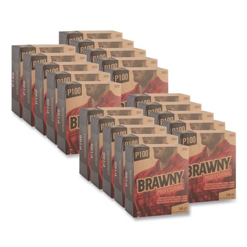 Georgia-Pacific 29221 2-Ply 8 in. x 12-1/2 in. Light-Duty Paper Wipers - White (148/Box, 20 Boxes/Carton)