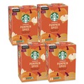 Coffee - Caffeinated | Starbucks 12412028 Coffee K-Cups - Pumpkin Spice (22/Box, 4 Boxes/Carton) image number 0