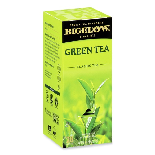 Tea | Bigelow RCB00388 Single Flavor Tea - Green (28 Bags/Box) image number 0