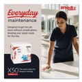 Perforated Roll & Hand Towels | WypAll 35025 X50 12-1/2 in. x 10 in. 1/4 Fold Cloths - White (26/Pack, 32 Packs/Carton) image number 4