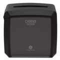 Napkin Dispensers | Georgia-Pacific 54527A Dixie Ultra 7.6 in. x 6.1 in. x 7.2 in. Tabletop Napkin Dispenser - Black image number 0