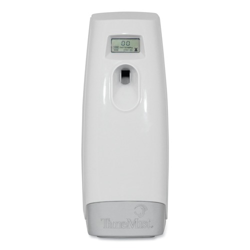 Air Freshener Dispensers | TimeMist 1048502 2.5 in. x 3.2 in. x 9 in. Plus Metered Aerosol Dispenser - White (6/Carton) image number 0