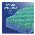 Scouring Pads & Sticks | O-Cedar 169431PK 2.63 in. x 4.25 in. x 1 in. Scrunge Non-Scratch Scrub Sponge - Green/Blue (2/Pack) image number 4