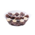 Food Storage Containers & Lids | Dart CTR48BD 48 oz. 8.9 in. Diameter x 3.4 in. Height Tamper-Resistant/Evident Plastic Bowls with Dome Lid - Clear (100/Carton) image number 5