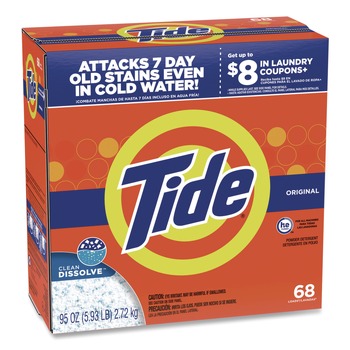 Tide 80811552 85 oz HE Powder Laundry Detergent - Original Scent (3/Carton)