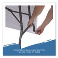 Table Covers & Skirts | Iceberg 16533 iGear 30 in. x 96 in. Polyester Fabric Table Cover - White image number 8