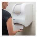 Towel Dispensers | San Jamar T1470WHCL 16.5 in. x 9.75 in. x 12 in. Smart System with iQ Sensor Towel Dispenser - White/Clear image number 6