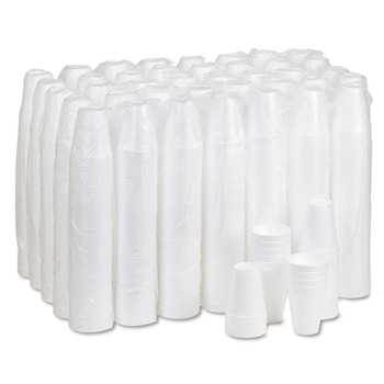 Dart 10J10 10 oz. Foam Drink Cups - White (1000/carton)
