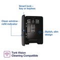 Towel Dispensers | Tork 553028 Xpress 11.9 in. x 4 in. x 17.5 in. H2 Multifold Hand Towel Dispenser - Black image number 3