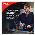 Perforated Roll & Hand Towels | WypAll 33560 12.5 in. x 12 in. 1/4 Fold Grease and Ink Cloths Power Clean Oil - Blue (66/Box, 8 Boxes/Carton) image number 3