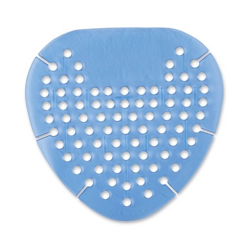 Boardwalk GEMP012I072M06AAS8200 Gem Urinal Screens - Cotton Blossom Scent, Blue (12/Box)