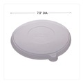 Food Containers & Lids | Eco-Products EP-BLRLID 7.93 in. x 0.6 in. Worldview 100% Recycled Content Lid - Clear (400/Carton) image number 5