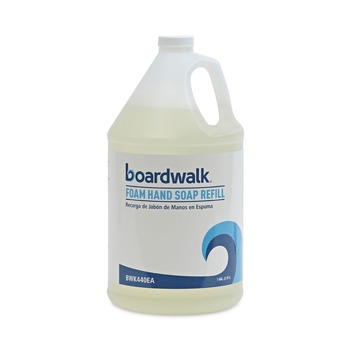SOAP REFILLS | Boardwalk 5005-04-GCE00 1 Gallon Bottle Herbal Mint Scent Foaming Hand Soap