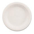 Plates | Chinet 21225 6 in. Diameter Paper Plate Dinnerware - White (125/Pack) image number 1