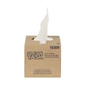 Perforated Roll & Hand Towels | Sellars 18309 1-Ply 9 x 10.25 Clean Task Utility Wipers - White (24/Carton) image number 2