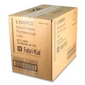 Souffle & Portion Cups | Fabri-Kal 000000000009500520 Portion Cup Lids, Fits 1 oz Squat Portion Cups - Clear (125/Sleeve, 20 Sleeves/Carton) image number 1