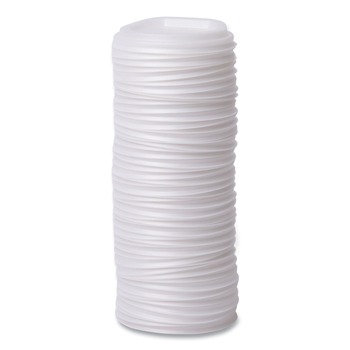 CUP LIDS | Eco-Products EP-ECOLID-W 10 - 20 oz. EcoLid Renewable/Compostable Hot Cup Lid - White (800/Carton)