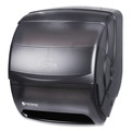 Towel Dispensers | San Jamar T850TBK 11.5 in. x 11.25 in. x 13.5 in. Integra Lever Roll Towel Dispenser - Black Pearl image number 2