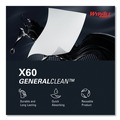 Perforated Roll & Hand Towels | WypAll 34790 General Clean X60 POP-UP Box 8.34 in. x 16.8 in. Cloths - White (126/Box) image number 6
