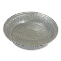 Food Containers & Lids | Boardwalk BWKROUND9CLID 9 in. Plastic Dome Lids for Aluminum Round To-Go Containers - Clear (500/Carton) image number 2