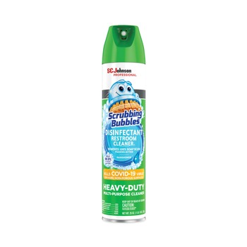 BATHROOM CLEANERS | Scrubbing Bubbles 313358EA 25 oz Aerosol Spray Disinfectant Restroom Cleaner II - Rain Shower Scent