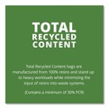 Low-Density Trash Bags | Stout by Envision T4349B15 43 in. x 49 in. 56-Gallon 1.5 mil. Total Recycled Content Plastic Trash Bags - Black/Brown (100/Carton) image number 6