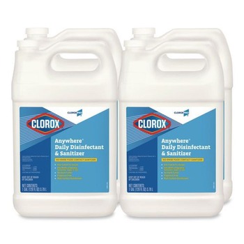 Clorox 31651 128 oz. Bottle Anywhere Daily Disinfectant and Sanitizer (4/Carton)