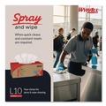 Perforated Roll & Hand Towels | WypAll 05322 L10 12 in. x 10.25 in. POP-UP Box Towels - White (125/Box, 18 Boxes/Carton) image number 4