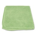 Cleaning Cloths & Wipes | Boardwalk BWK12GRECLOTH 12 in. x 12 in. Microfiber Cloths - Green (12/Pack) image number 2