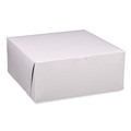 Bakery Boxes & Containers | SCT 1593 14 in. x 14 in. x 6 in. Paper Standard Bakery Boxes - White (50/Carton) image number 0