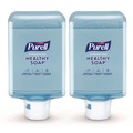 Soap Refills | PURELL 8385-02 HEALTHY SOAP 1,200 mL Refill Foam with CLEAN RELEASE Technology For ES10 Dispensers - Fragrance Free (2/Carton) image number 0