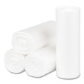 High-Density Trash Bags | Inteplast Group EC171806N High-Density 4 gal. 6 Microns Commercial Can Liners - Clear (50 Bags/Roll, 40 Rolls/Carton) image number 0